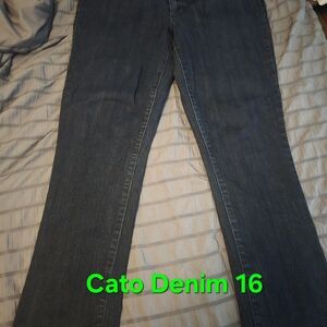 Cato Women's Dark Blue Straight Leg Jeans